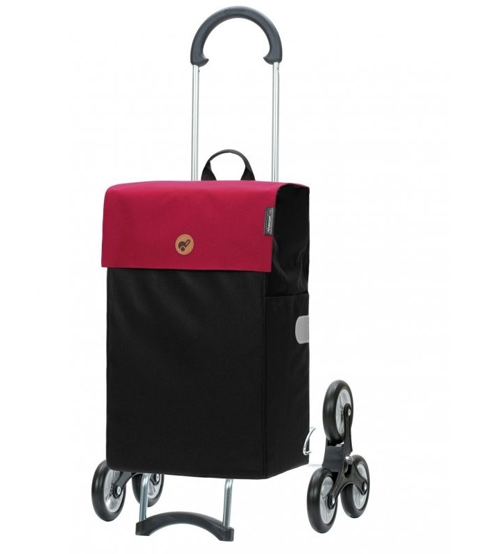 Chariot Course Hera Treppensteiger Scala Shopper Andersen, caddy 6 roues, Hera rouge