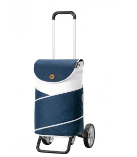 Chariot Course Jarl bleu Alu Star Andersen Shopper - poussette de marché 2 roues