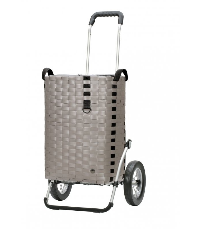 Chariot Andersen Royal Shopper Silja taupe - poussette marché caddie 2 roues