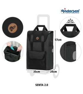 Andersen Shopper - Sac Senta - poussette de marché