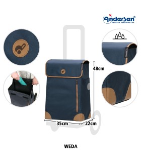 sac weda pour chariot course andersen poussette